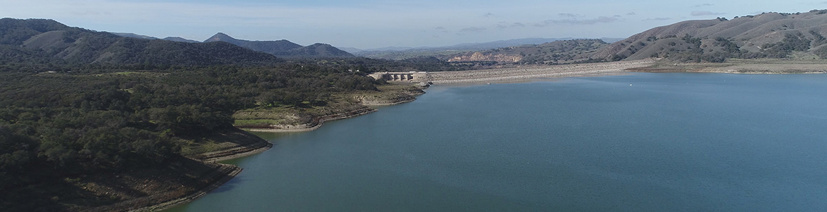 Cachuma and Bradbury Dam Aerial Photo